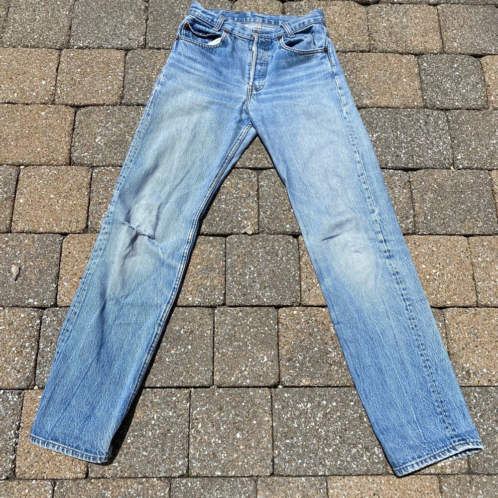 Vintage 501 Levi’s (Long) - Light Blue Sz 24